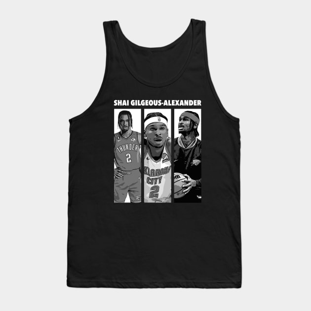 Shai Gilgeous-Alexander Basketball 2 Tank Top by Playful Creatives